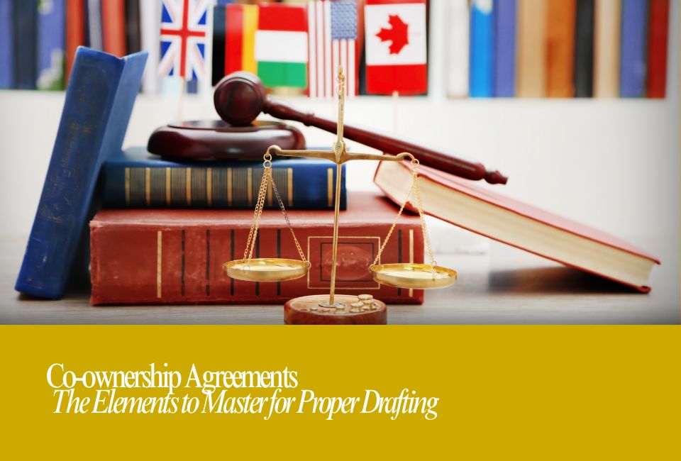 Co-ownership agreement: The Elements to Master for Proper Drafting