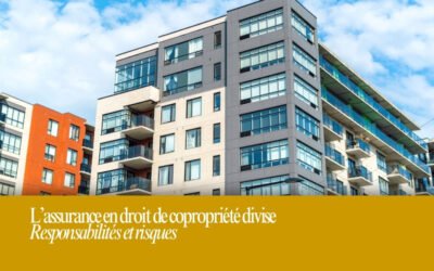 L’assurance en droit de copropriété divise