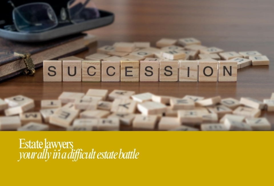 An estate lawyer: your aid when in an estate battle