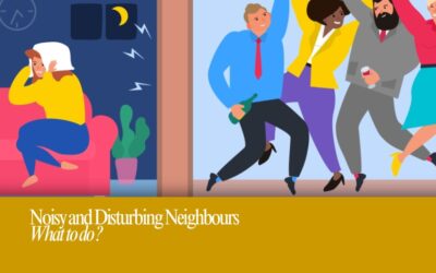 What should you do if your neighbour is noisy or disturbing?