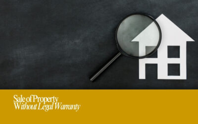 Sale of property without legal warranty