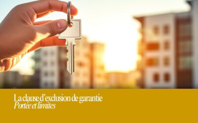 Limites de la clause d’exclusion de garantie