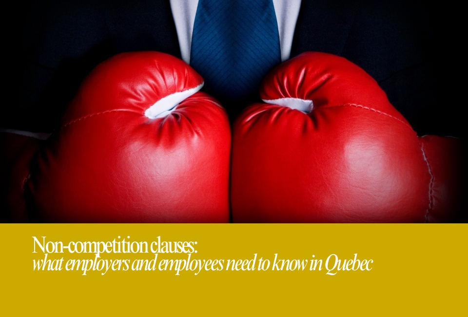 Non-competition clauses